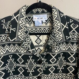 Transitionals by Komitor Tribal Blanket Jacket Aztec Western
